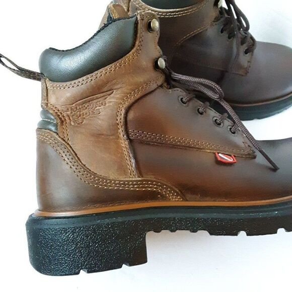 Red Wings Men's Size 6M Brown Leather Oil Resistant Work Shoes - Picture 12 of 12